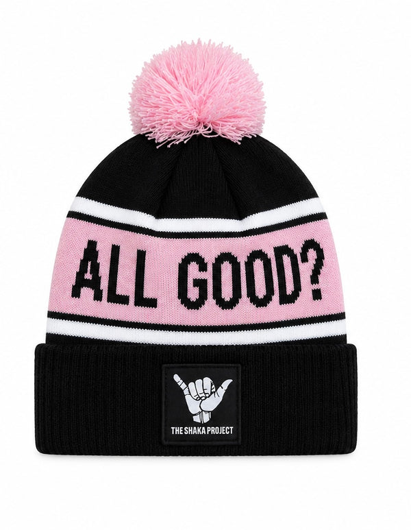 All good? You Matter Beanie - PINK - the shaka project. 