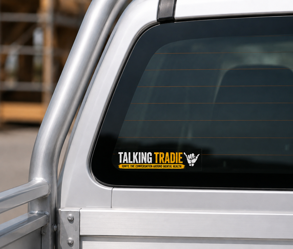 Talking Tradie Bumper Sticker