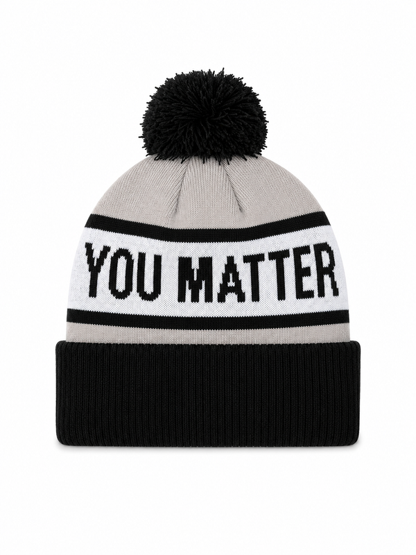All good? You Matter Beanie - GREY - the shaka project. 