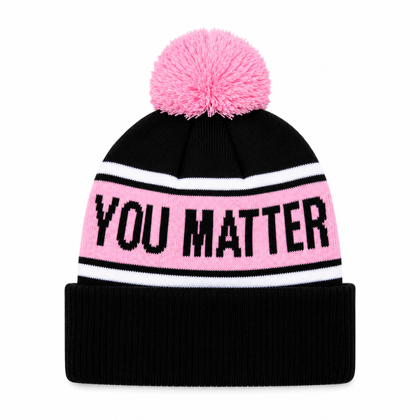 All good? You Matter Beanie - PINK - the shaka project. 
