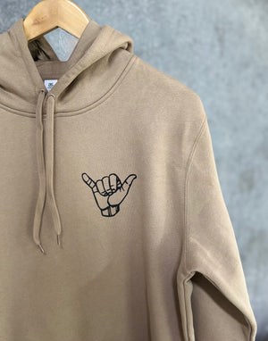 OG SHAKA HOODIE Tan - the shaka project. 