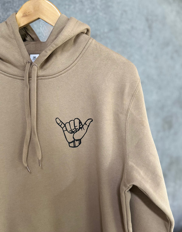 OG SHAKA HOODIE Tan - the shaka project. 